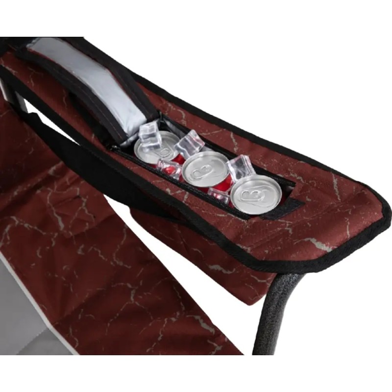 Крісло розкладне KingCamp Juniper C10 KC2538 red/grey