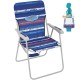 Складаний пляжний стілець Wejoy WF1901 red/blue