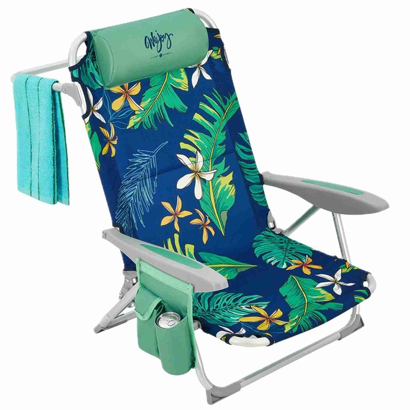 Пляжне крісло з регульованою спинкою Wejoy WF1905 rainforest blue