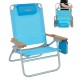 Пляжний стілець з регульованою спинкою Wejoy L WF2207 blue