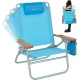 Пляжний стілець з регульованою спинкою Wejoy L WF2207 blue