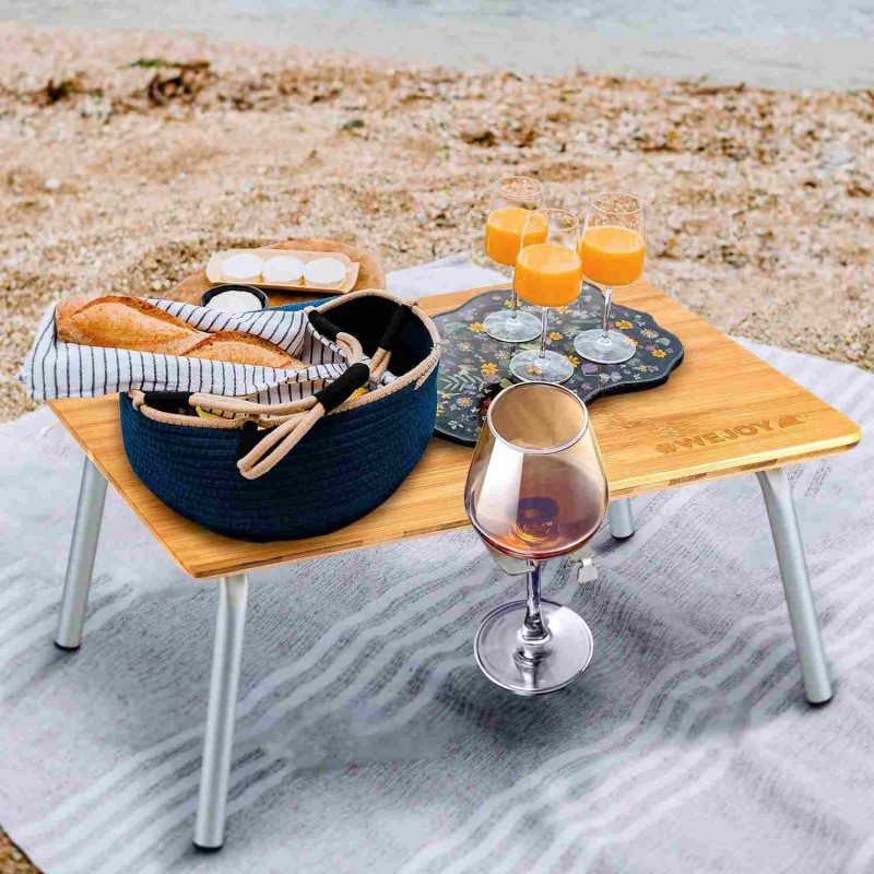 Стіл туристичний Wejoy Mini Bamboo WF2201 yellow
