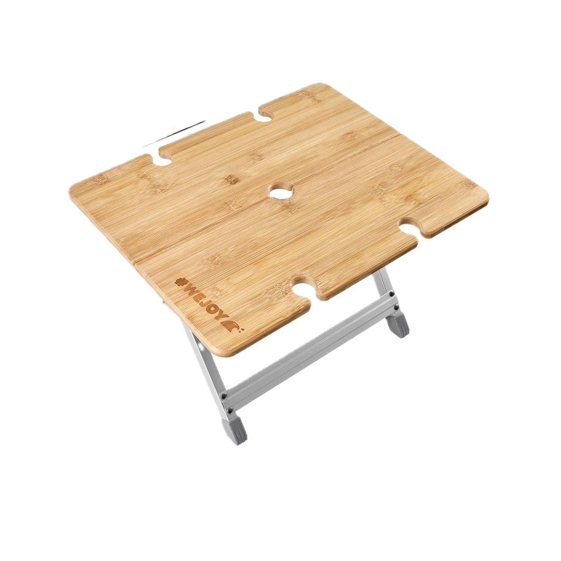 Стіл з отвором для парасольки Wejoy MINI BAMBOO WF2221 yellow