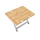 Стіл з отвором для парасольки Wejoy MINI BAMBOO WF2221 yellow